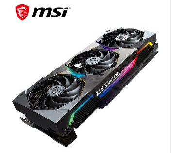 Giàn khai thác Ba quạt Card đồ họa GeForce RTX 3090 SUPRIM X 24G