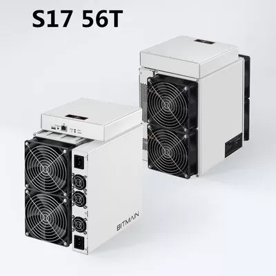 Máy khai thác BTC AntThợ mỏ S17 Pro 56Th 2212W Máy khai thác SHA-256 BTC đã qua sử dụng