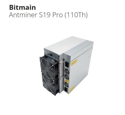Antminer Asic Miners Khai thác bitmainS19 / S19pro / S19J Pro110t 104t 100t 96t 95t For Asic Bitcoin Mining2832W-3250W Machine