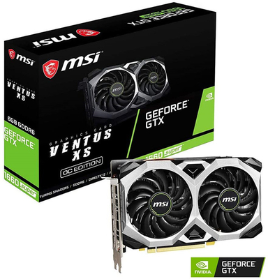 Card đồ họa siêu cấp MSI Gaming GeForce GTX 1660 Card đồ họa DVI 1660s