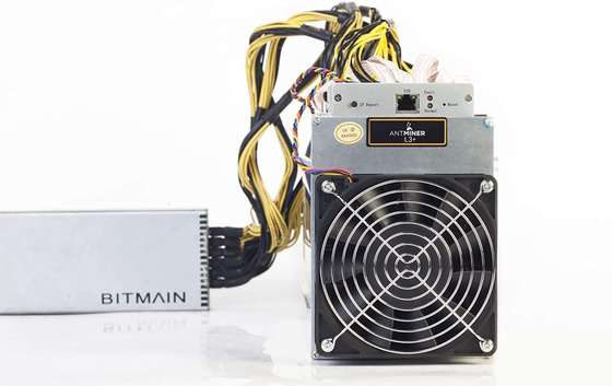 LTC Bitmain AntThợ mỏ L3 + 600mh / S Máy khai thác Asic 850W 11.6-13.0V