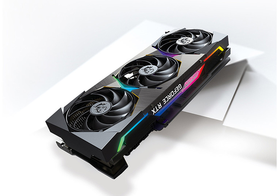 Giàn khai thác Ba quạt Card đồ họa GeForce RTX 3090 SUPRIM X 24G