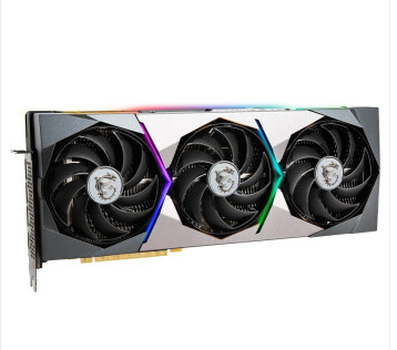 Giàn khai thác Ba quạt Card đồ họa GeForce RTX 3090 SUPRIM X 24G