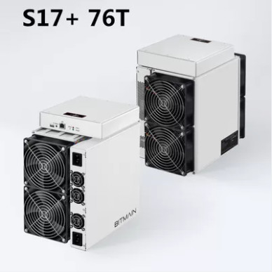 Máy khai thác BTC Sha 256 AntThợ mỏ S17 + 76th / S Máy khai thác Bitcoin Asic 2920W